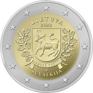 Litauen 2 € 2022 Region Suvalkija Coincard
