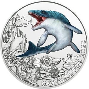 Österreich 3 € Dinotaler (2) 2020 Mosasaurus