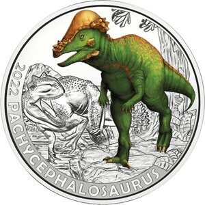 Österreich 3 € Dinotaler (11) 2022 Pachycephalosaurus