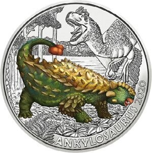 Österreich 3 € Dinotaler (4) 2020 Ankylosaurus Österreich 3 € Dinotaler (4) 2020 Ankylosaurus