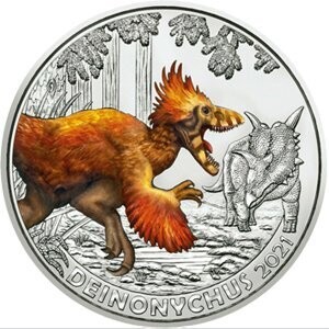 Österreich 3 € Dinotaler (7) 2021 Deinonychus Österreich 3 € Dinotaler (7) 2021 Deinonychus