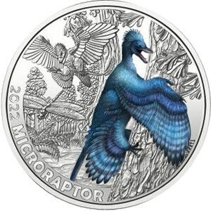 Österreich 3 € Dinotaler (10) 2022 Microrapter Österreich 3 € Dinotaler (10) 2022 Microrapter