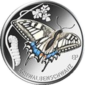 BRD 5 € Wunderwelt Insekten (3) - Schwalbenschwanz PP