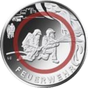 BRD 10 € Feuerwehr 2023 - 1 Münze bankfrisch, Prägestätte A BRD 10 € Feuerwehr 2023 - 1 Münze bankfrisch, Prägestätte A
