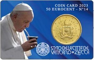 Vatikan 2023 - 50 C. Coincard (14): Papst Benedikt Vatikan 2023 - 50 C. Coincard (14): Papst Benedikt