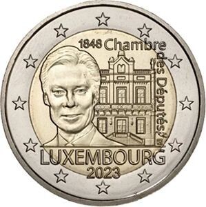 Luxemburg 2 € 2023 Verfassung Coincard