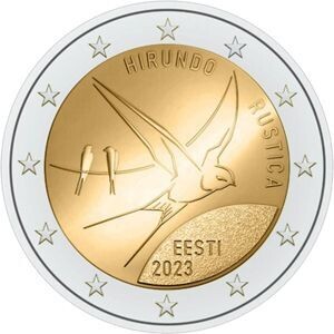 Estland 2 € 2023 "Rauschschwalbe" Coincard