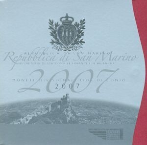 San Marino €-KMS 2007 (mit 5 €) San Marino €-KMS 2007 (mit 5 €)