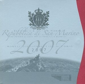 San Marino €-KMS 2007 (mit 5 €)