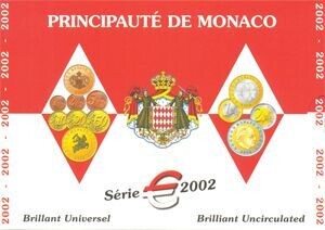 Monako €-KMS 2002 Stgl.