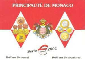 Monako €-KMS 2001 Stgl.