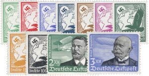 Dt. Reich 529-39 x Dt. Reich 529-39 x "Flugpost" postfrisch