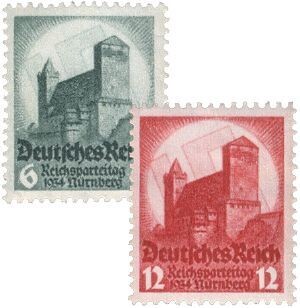 Dt. Reich 546-47 "Parteitag" postfrisch
