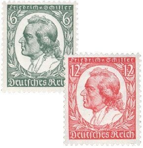 Dt. Reich 554-55 "Schiller" postfrisch