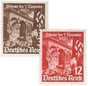 Dt. Reich 598-599 "Hitlerputsch" postfrisch