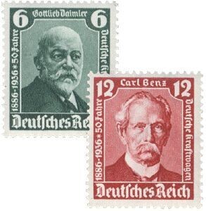 Dt. Reich 604-605 "Daimler Benz" postfrisch