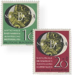 BRD 141-42 BRD 141-42 "Wuppertal" postfrisch