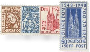 Bizone 69-72 Bizone 69-72 "Kölner Dom" postfrisch