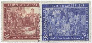 All. Besetzung 941-42 "Leipziger Messe" gestempelt