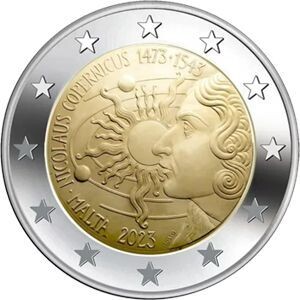 Malta 2 € 2023 "Nikolaus Kopernikus" Coincard
