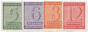 SBZ 120-23 X "Ziffer gez." postfrisch