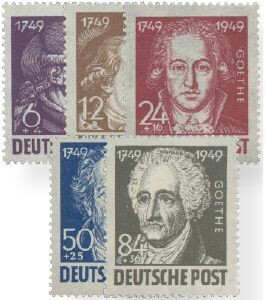 SBZ 234-38 "Goethe" postfrisch