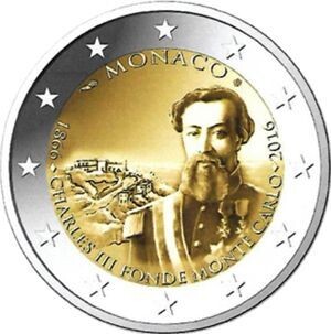 Monako 2 € 2016 Monte Carlo