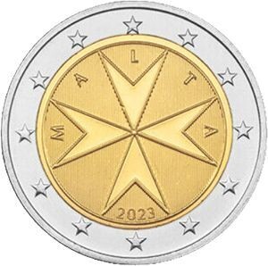 Malta 1 C.-2 € lose (8) 2023
