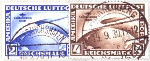 Dt. Reich 438-39 Dt. Reich 438-39 "Zeppelin Südamerikafahrt" gestempelt