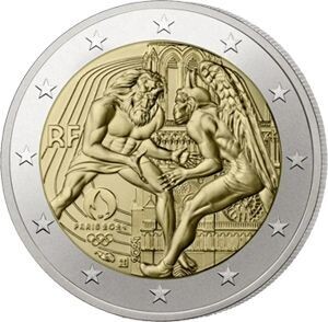 Frankreich 2 € 2024 Frankreich 2 € 2024 "Herkules (Oly 4)" 1 Münze Pol. Platte