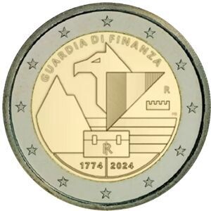 Italien 2 € 2024 "Guardia di Finanza" Coincard