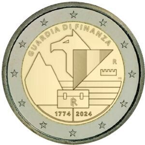 Italien 2 € 2024 Italien 2 € 2024 "Guardia di Finanza"