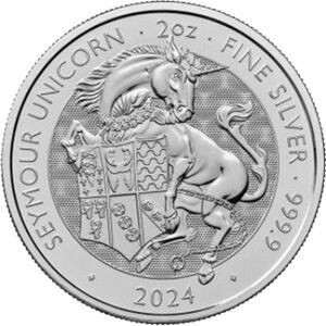 Großbritannien Tudor Beasts (4) Einhorn 2024 (2 Unzen) Großbritannien Tudor Beasts (4) Einhorn 2024 (2 Unzen)
