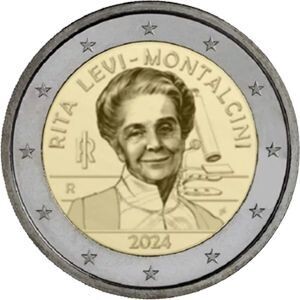 2024 Italien 2 € "Rita Levi-Montalcini" Coincard - Ende April
