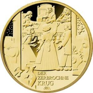 BRD 100 € Gold 2024 "Der zerbrochene Krug" - Prägestätte beliebig. Mitte Okt.