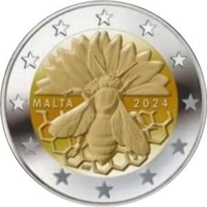 Malta 2 € 2024  "Honigbiene"