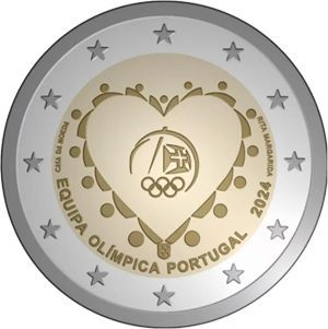 Portugal 2 € 2024 Portugal 2 € 2024 "Teilnahme an der Olympiade"