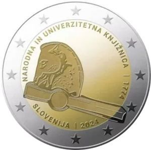 Slowenien 2 € 2024 "Uni-Bibliothek"