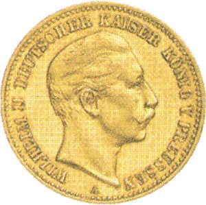 Preußen J 251 - 10 Mk. Wilhelm II. (1890/12) ss Preußen J 251 - 10 Mk. Wilhelm II. (1890/12) ss