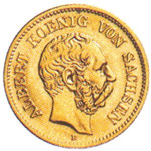 Sachsen J 260 - 5 Mk. Albert (1877) ss Sachsen J 260 - 5 Mk. Albert (1877) ss