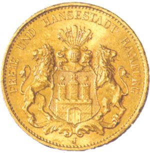 Hamburg J 212 - 20 Mk. Wappen (1893/13) ss Hamburg J 212 - 20 Mk. Wappen (1893/13) ss