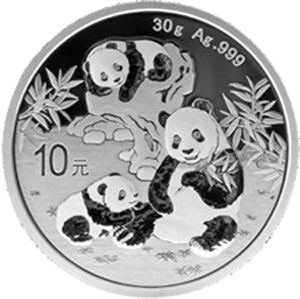 China "Panda" 1 Unze 2025