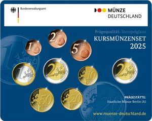 BRD KMS 2025 BRD KMS 2025 "Saarland" Stempelglanz. Prägestätte A. März.