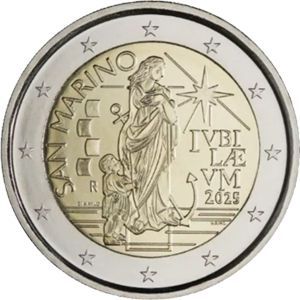 San Marino 2 € 2025 San Marino 2 € 2025 "Pilger d. Hoffnung"