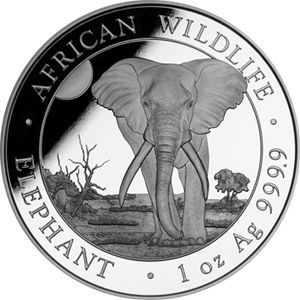 Somalia "Elefant" 1 Unze 2025