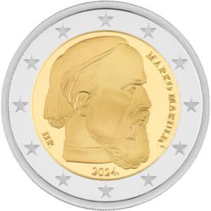 Kroatien 2 € 2024 Kroatien 2 € 2024 "Marko Marulic" Pol. Platte