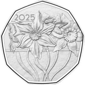 Österreich 5 € 2025 Österreich 5 € 2025 "Ostern - Narzisse" Silber