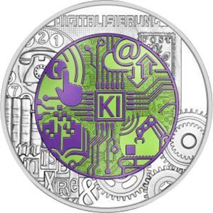Österreich 25 € 202 Österreich 25 € 202 "Digitalisierung" Silber/Niob