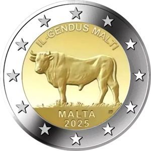 2025 Malta 2 € 2025 Malta 2 € "Malteser Ochse" - Mai