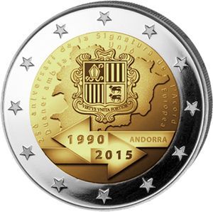 Andorra 2 € 2015 - Zollunion